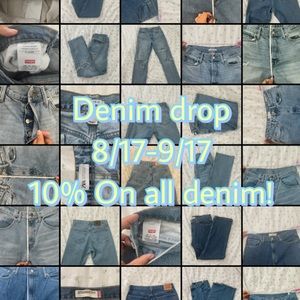 DENIM DROP HAPPENING NOW!!